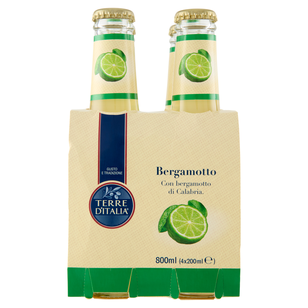 Terre d'Italia Bergamotto 4 x 200 ml