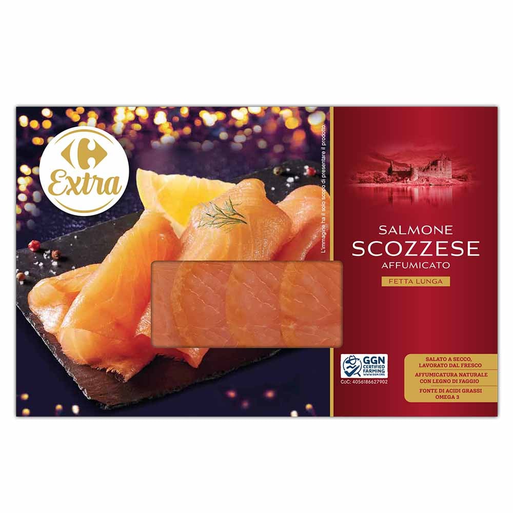 Salmone scozzese affumicato CRF Extra 250 g