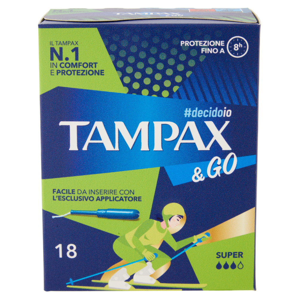 Tampax & Go Super 18 pz