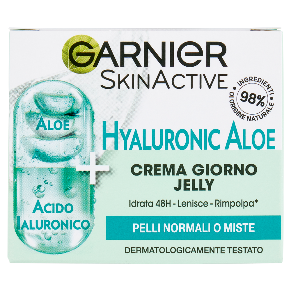 Garnier SkinActive Hyaluronic Aloe Crema Giorno Jelly, 50 ml