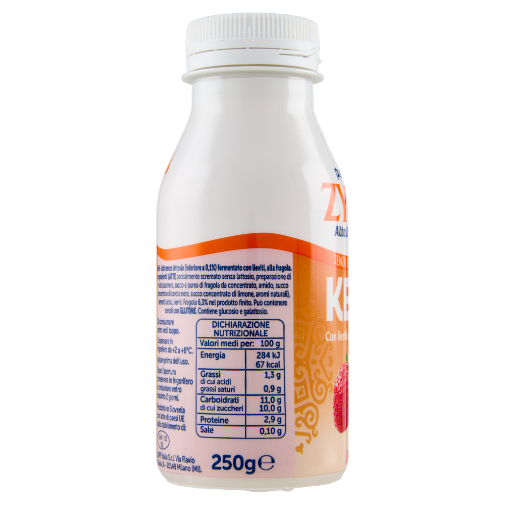 ZYMIL Alta Digeribilità Senza Lattosio Kefir Fragola 250 g