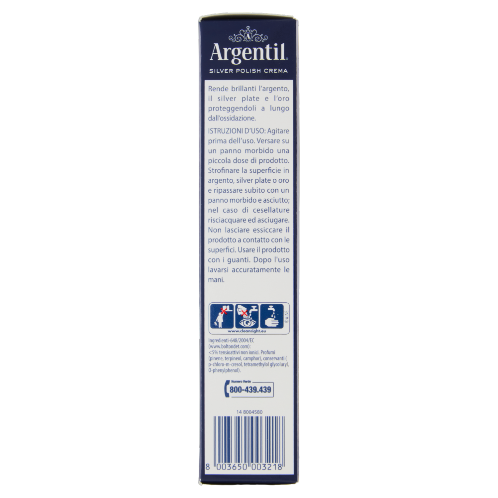 Argentil Silver Polish Crema 150 ml