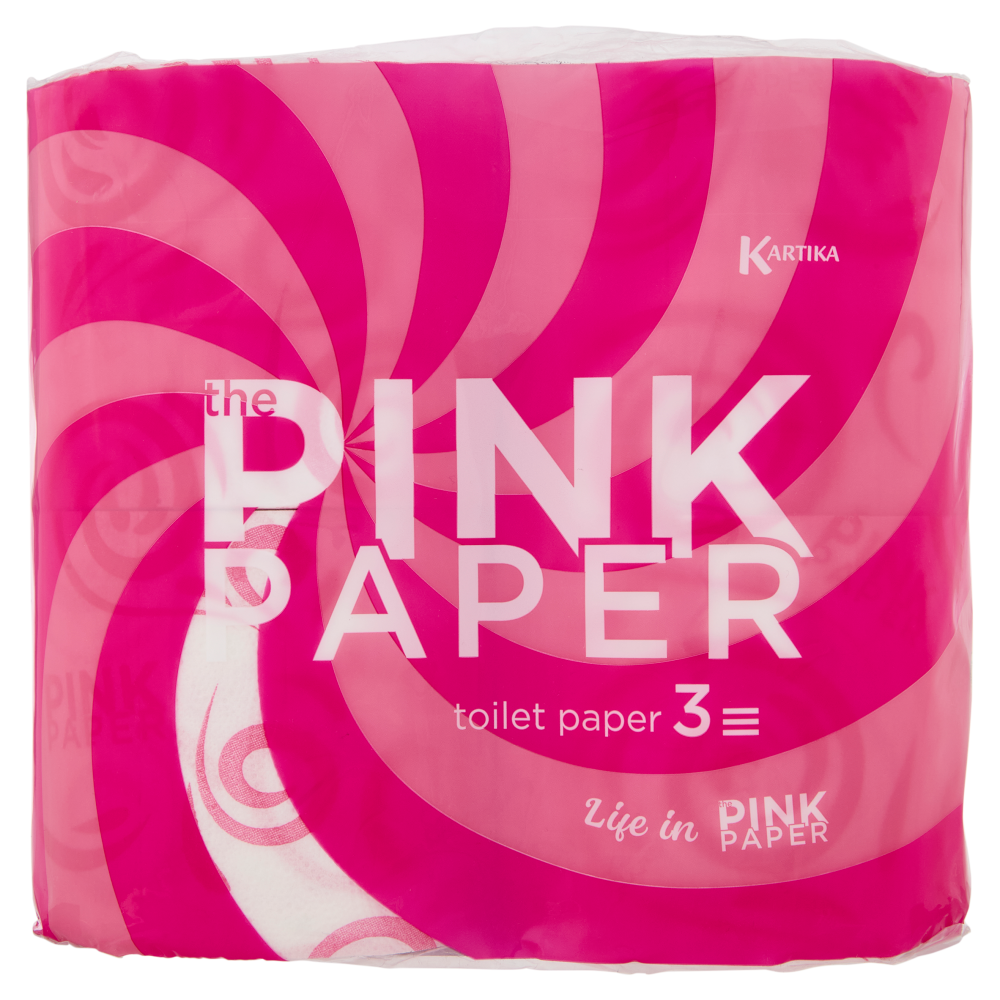 Kartika the Pink Paper toilet paper 3 Veli 4 pz
