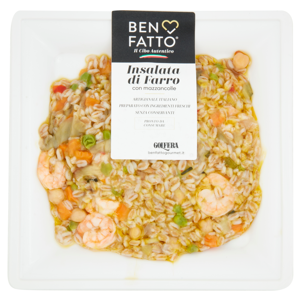 Ben Fatto Insalata di Farro con mazzancolle 0,250 kg