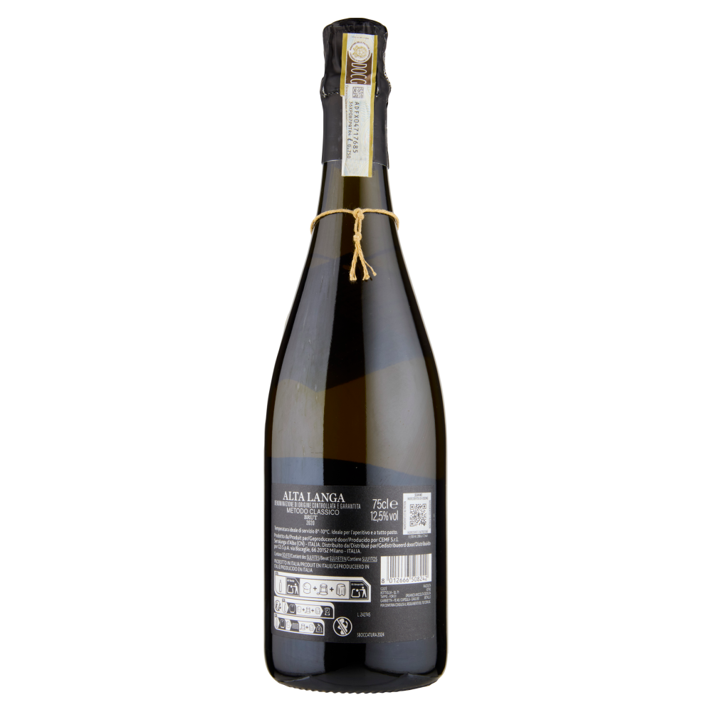 Terre d'Italia ca' Vertendi Alta Langa DOCG Metodo Classico Brut 75 cl