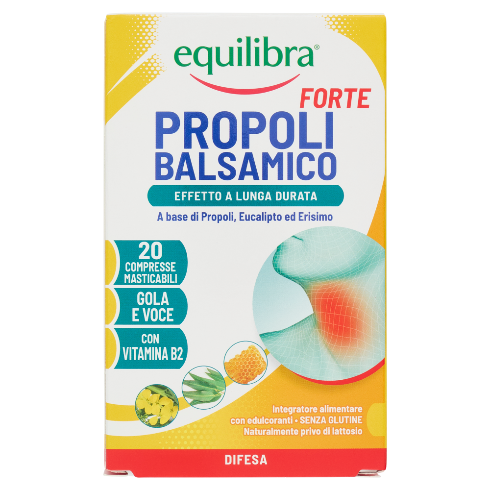 equilibra Propoli Balsamico Forte 20 Compresse Masticabili 22 g