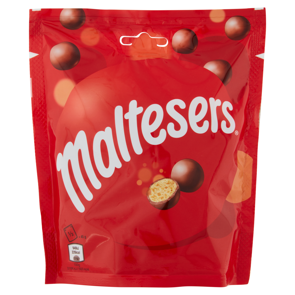Maltesers croccanti praline al malto ricoperte di cioccolato al latte 135 g