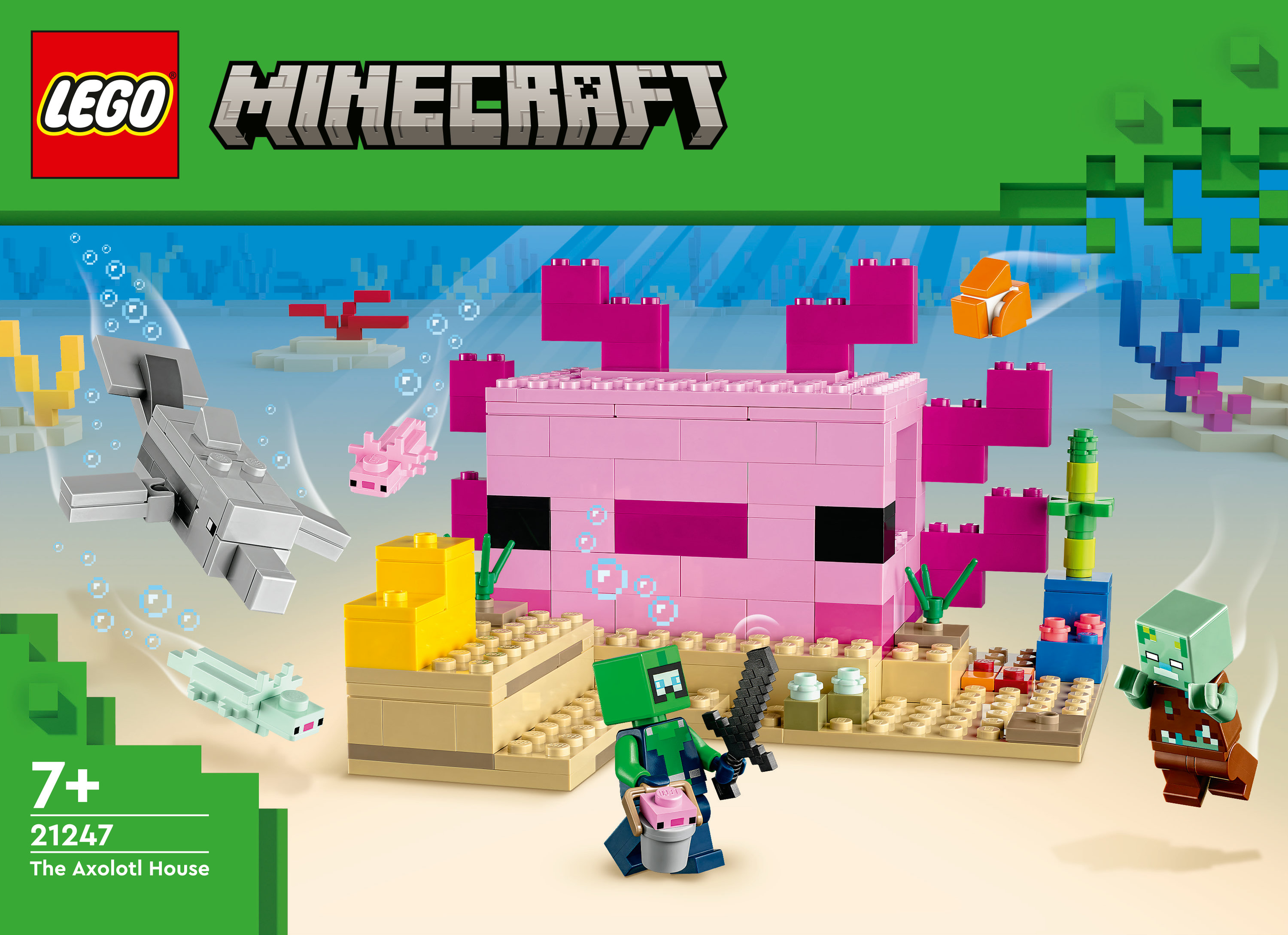 LEGO Minecraft La casa dell&rsquo;Axolotl
