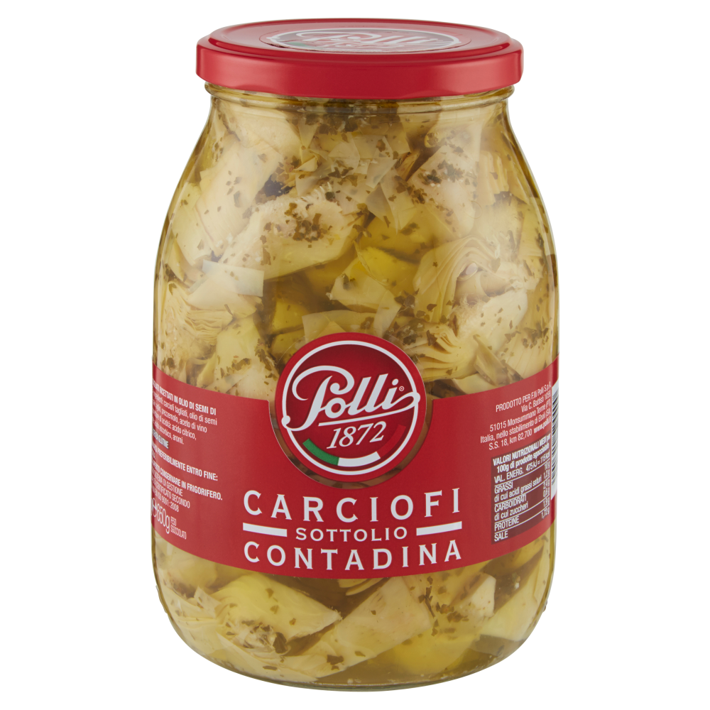 Polli Carciofini Tagliati alle Erbe Sottolio 950 g