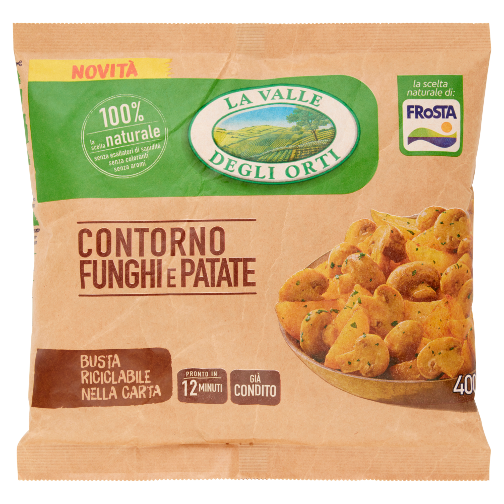 La Valle Degli Orti Contorno Funghi e Patate 400 g