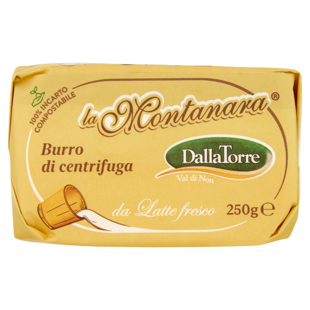DallaTorre la Montanara Burro di centrifuga da Latte fresco 250 g