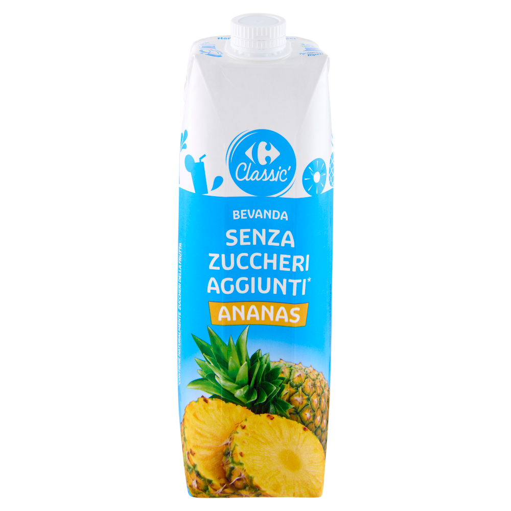 Carrefour Classic Bevanda Senza Zuccheri Aggiunti* Ananas 1 L