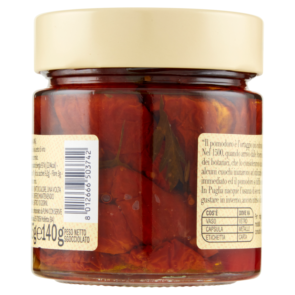 Terre d'Italia Pomodori secchi di Puglia sott'olio 235 g