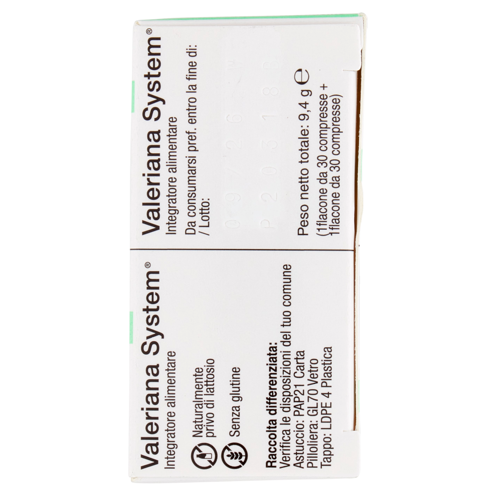 Valeriana System 30+30 compresse 2 x 4,7 g