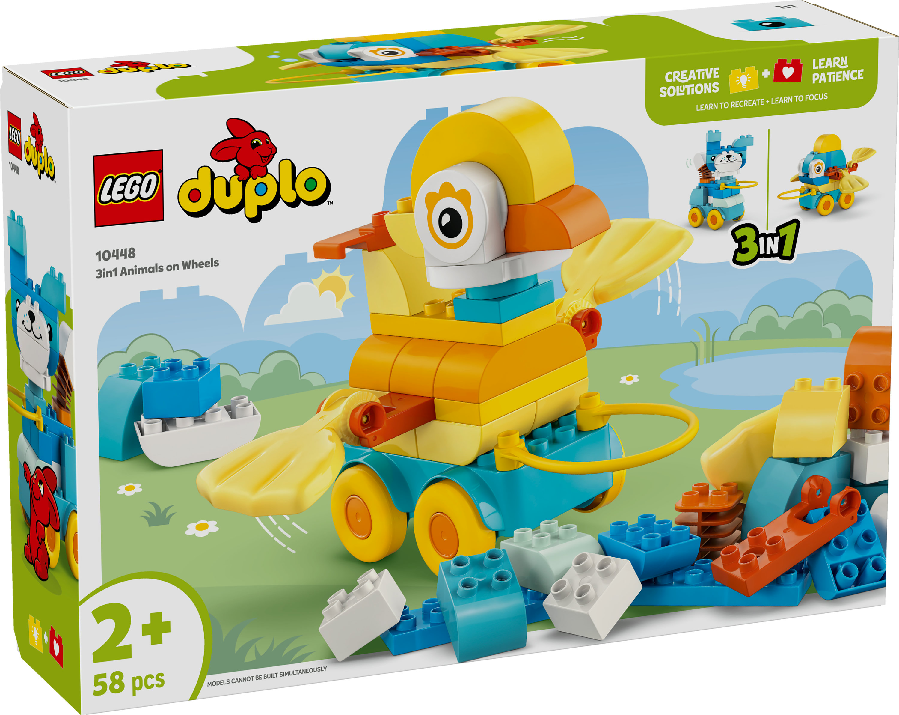 LEGO DUPLO Animali su ruote 3 in 1