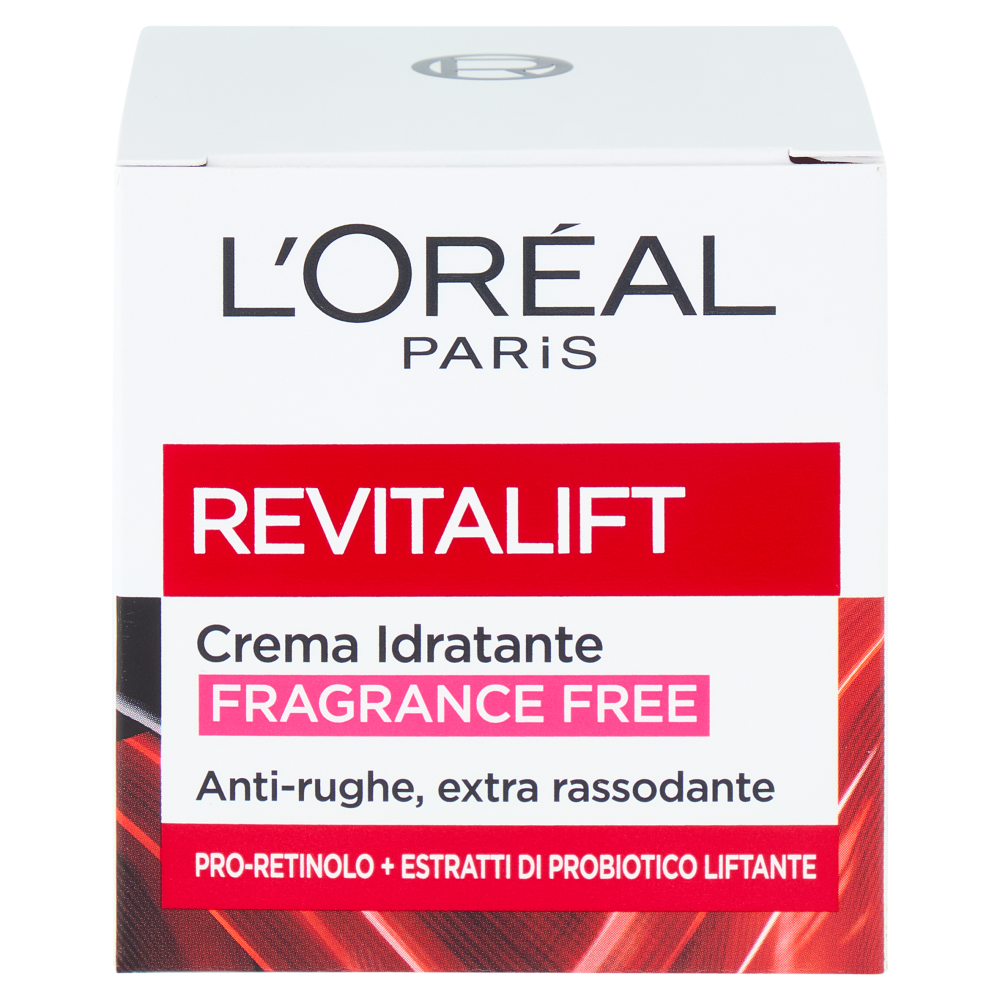 L'Oréal Paris Revitalift Crema Idratante Fragrance Free Anti-rughe 50 ml