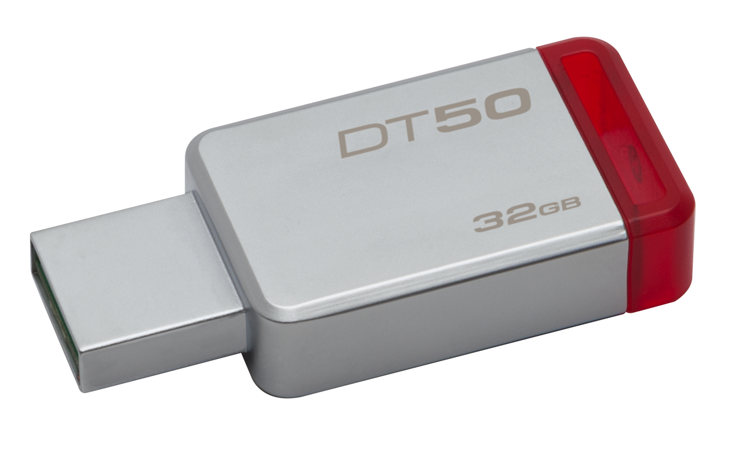 Kingston Technology DataTraveler 50 32GB unità flash USB USB tipo A 3.2 Gen 1 (3.1 Gen 1) Rosso, Argento