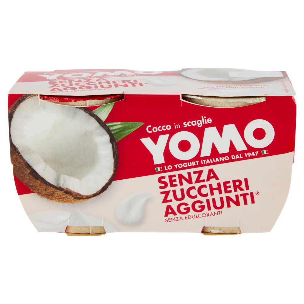 Yomo Senza Zuccheri Aggiunti* Cocco in scaglie 2 x 125 g