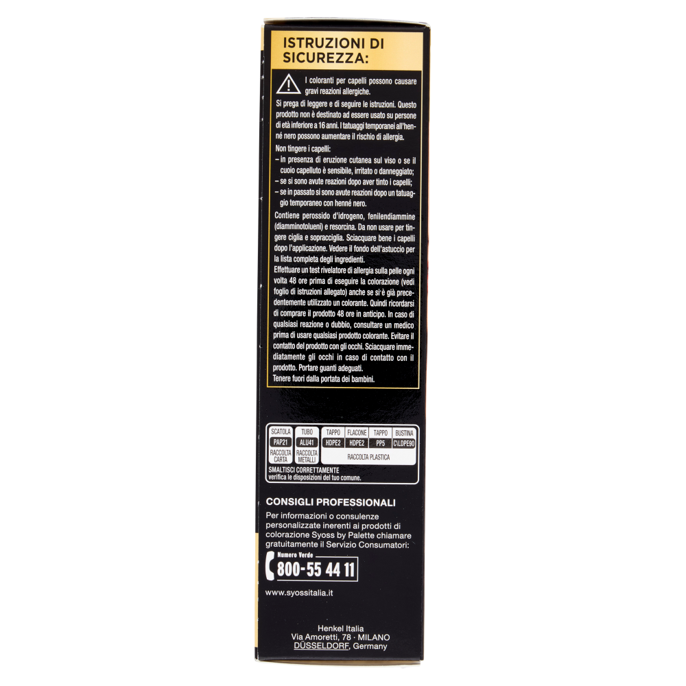 Syoss By Palette oleo intense Castano Cioccolato 4-86