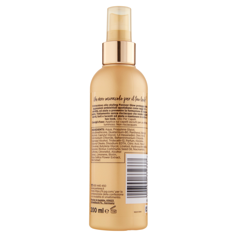 Pantene Pro-V Forever Glow Olio Styling 200 ml