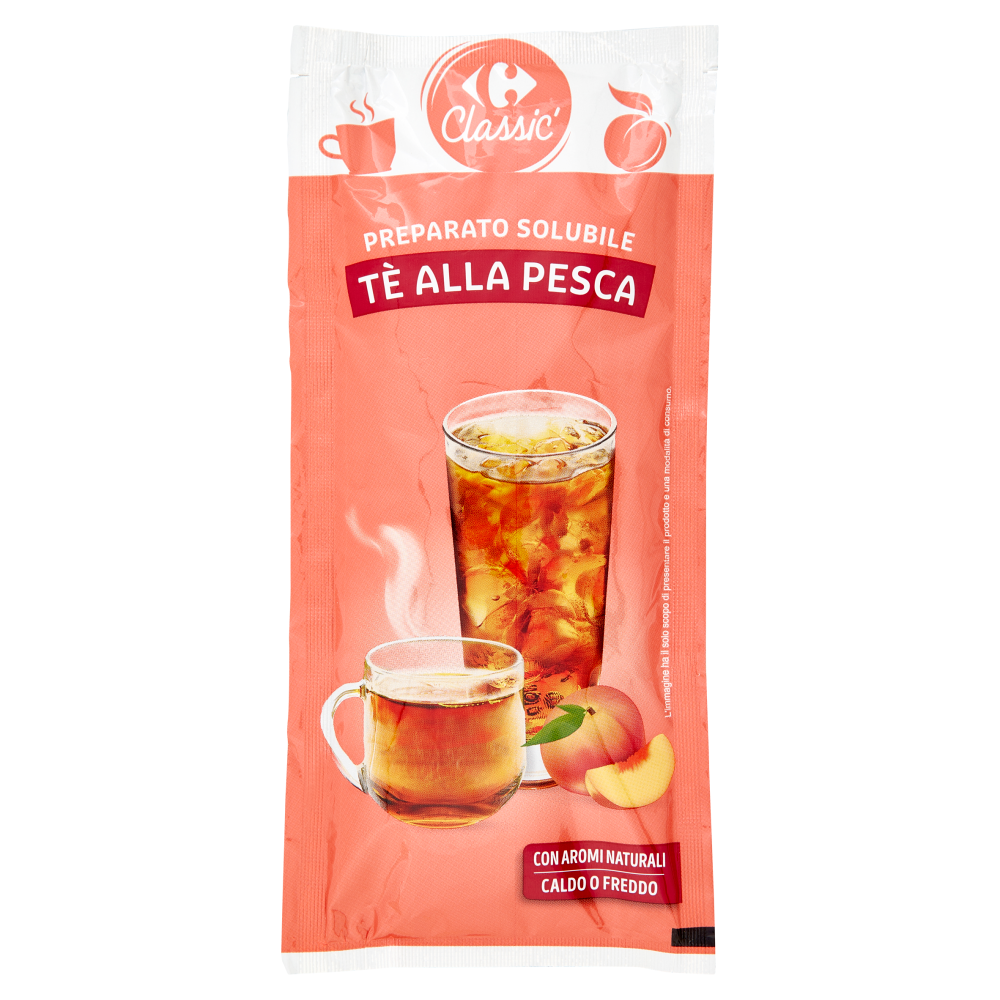 Carrefour Classic Preparato Solubile Tè alla Pesca 125 g