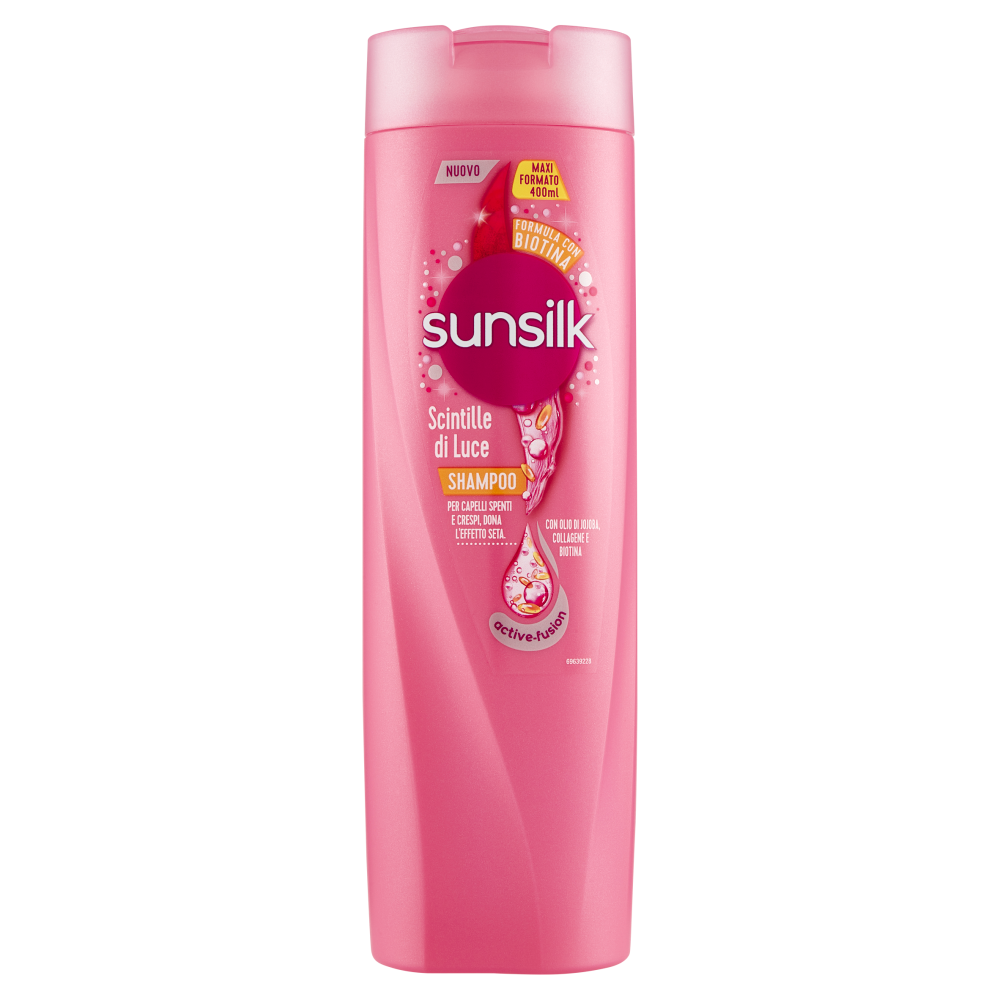 sunsilk Scintille di Luce Shampoo per Capelli Spenti e Crespi 400 mL