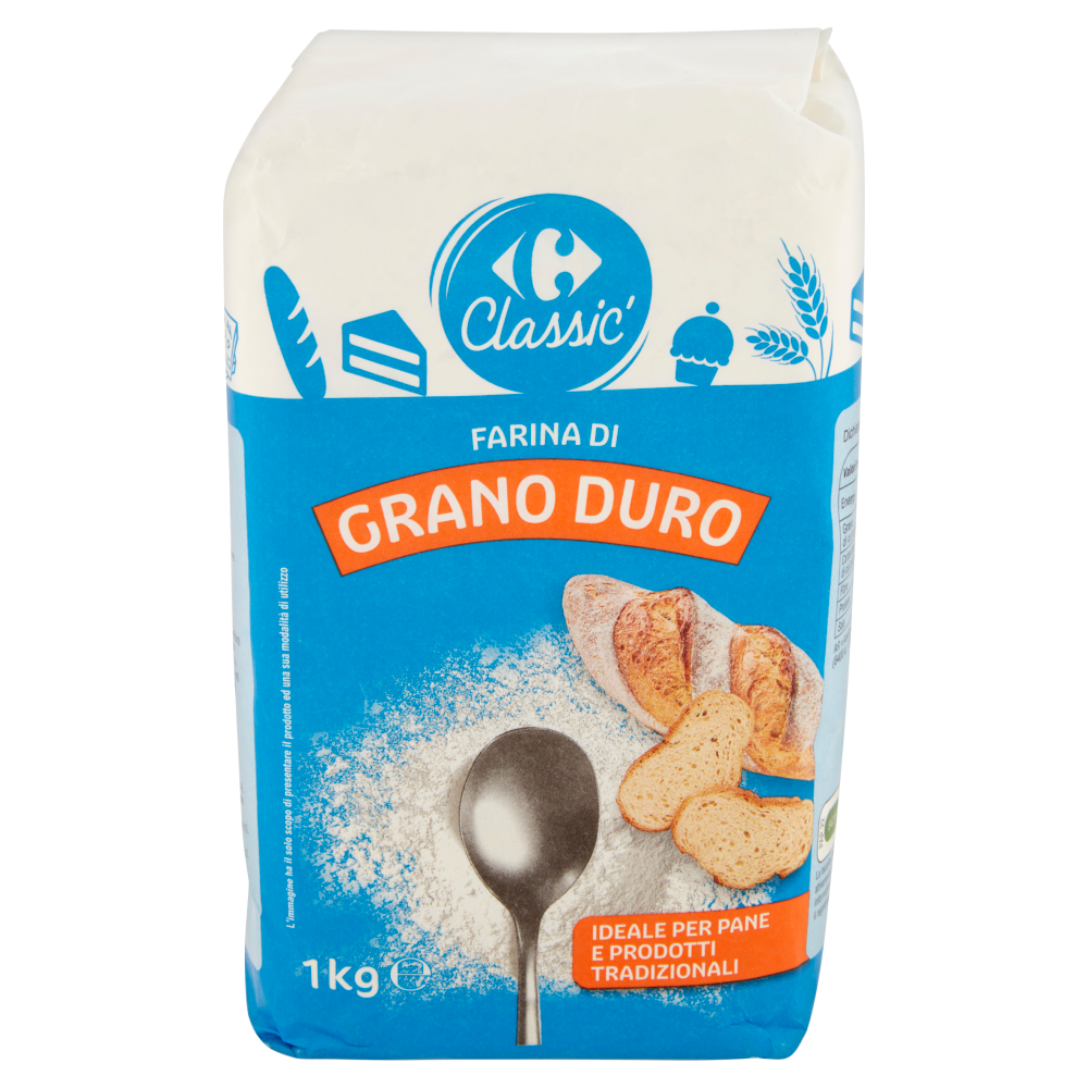Carrefour Classic Farina di Grano Duro 1 kg