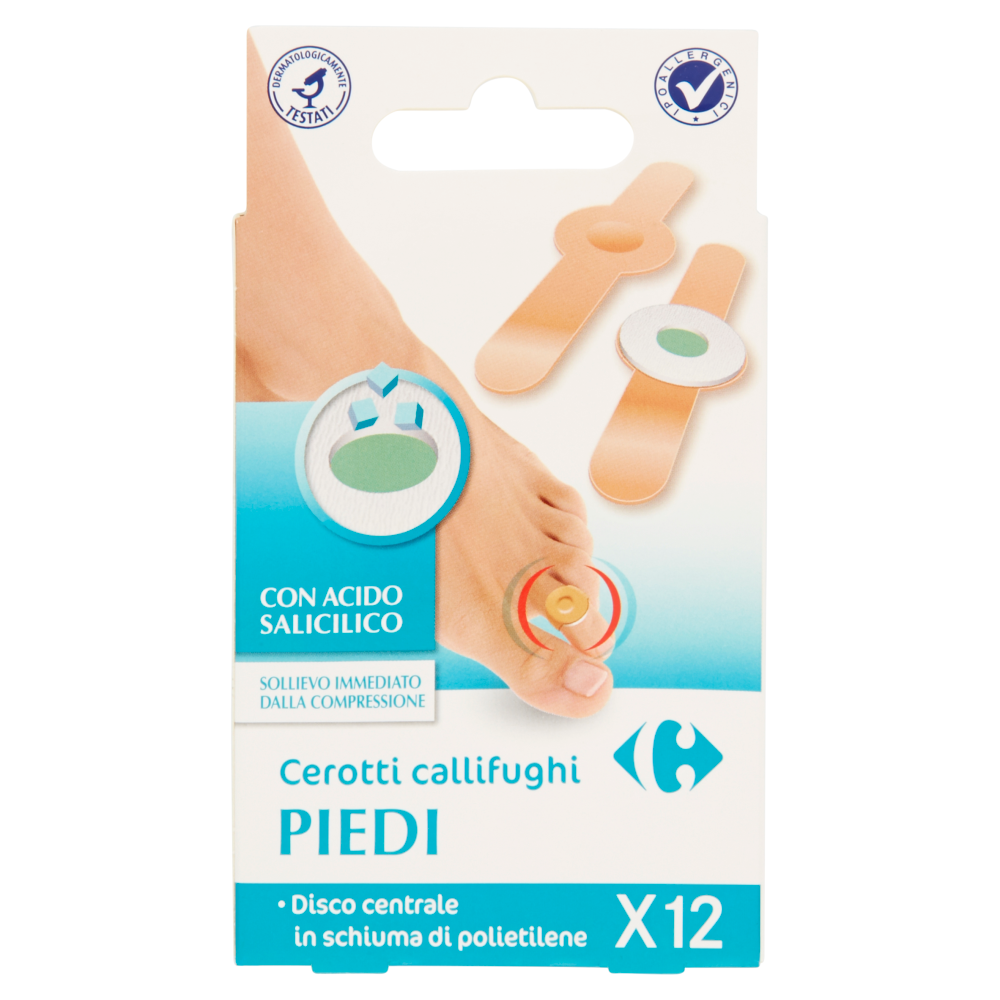 Carrefour Piedi Cerotti callifughi 12 pz