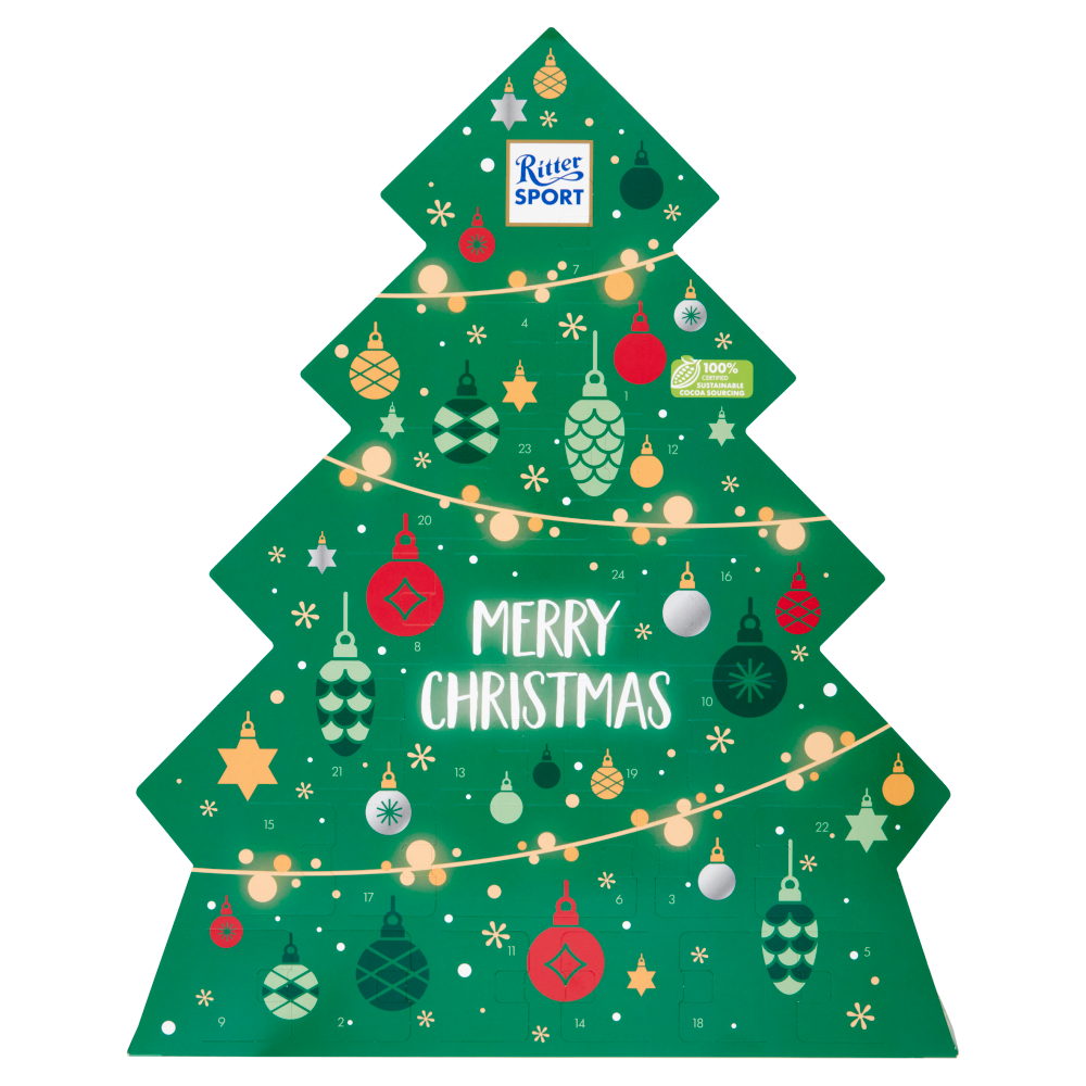 Ritter Sport Calendario dell'Avvento Albero 208 g