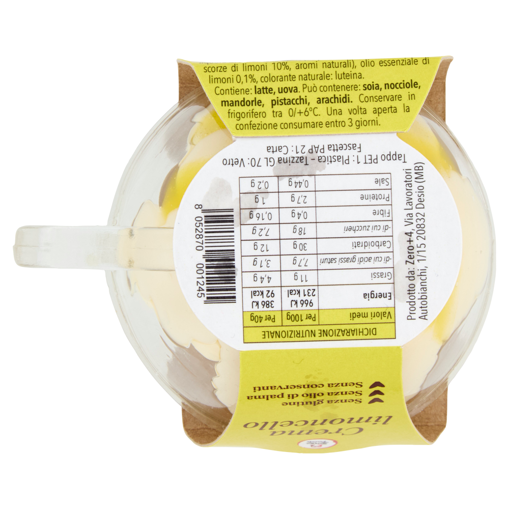 Senza Peccato Crema limoncello 40 g