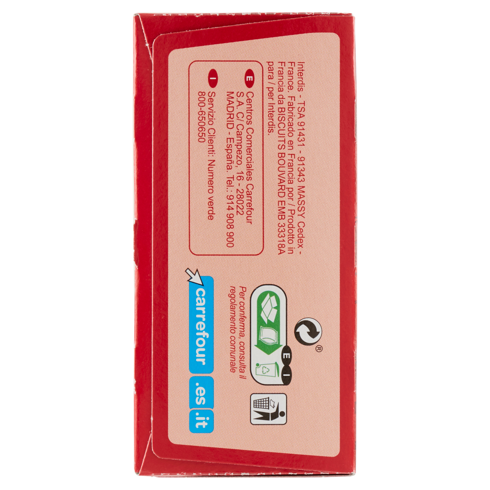 Carrefour Le Petit Beurre Tavoletta Cioccolato fondente 250 g