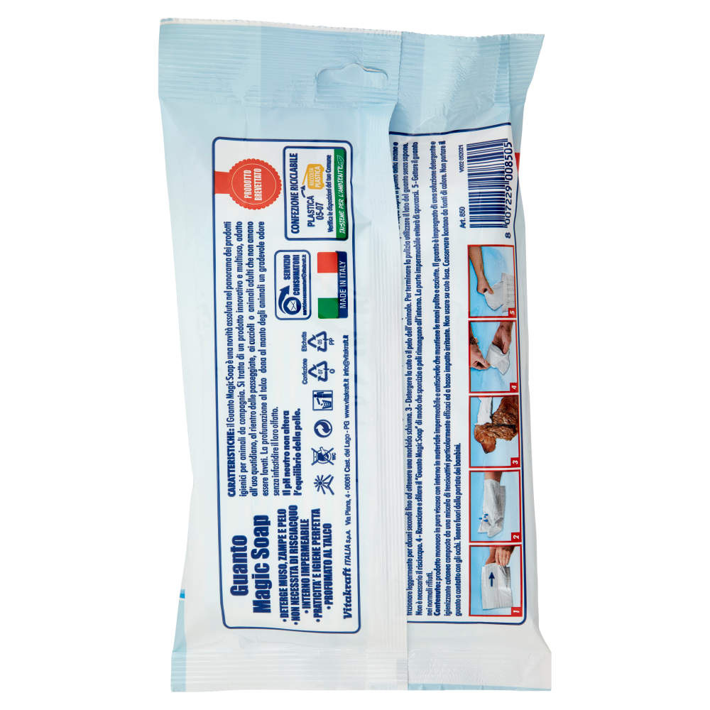 Vitakraft Guanto Magic Soap 12 pz