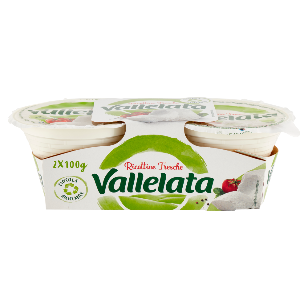 Vallelata Ricottine Fresche 2 x 100 g