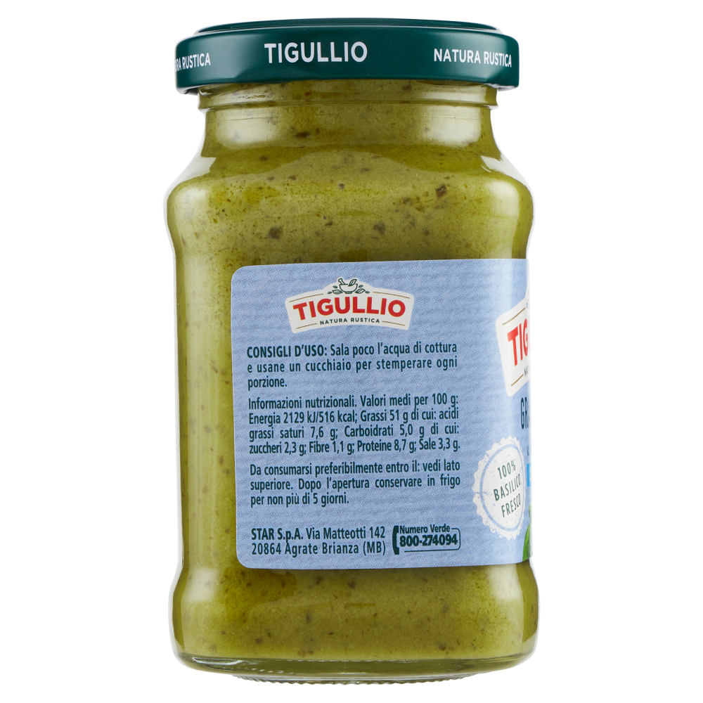 Tigullio Gran Pesto alla Genovese Cremoso 190 g Carrefour