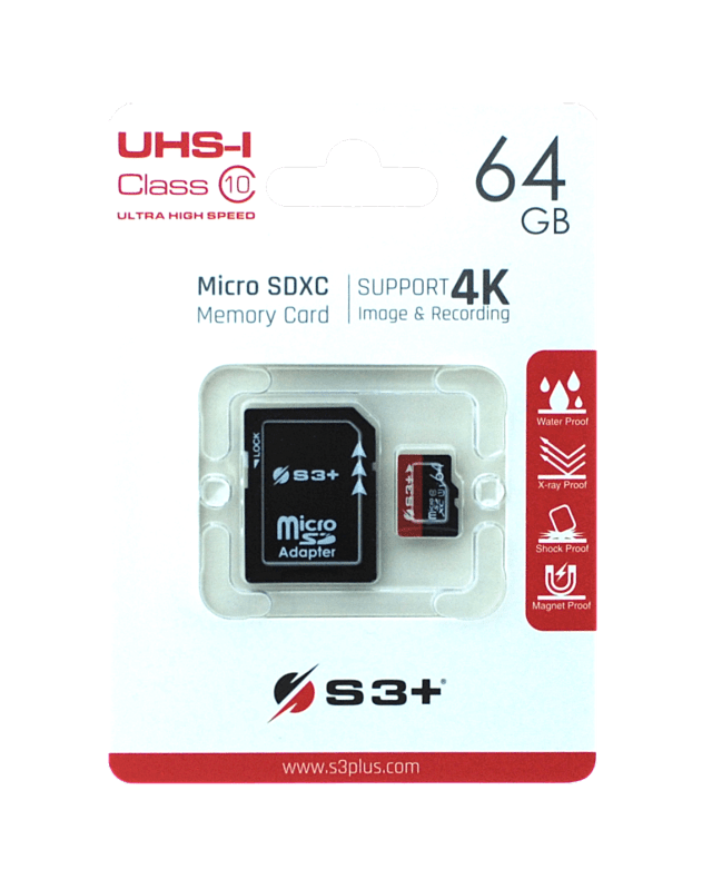 S3Plus Technologies S3SDC10U1/64GB memoria flash MicroSDXC Classe 10