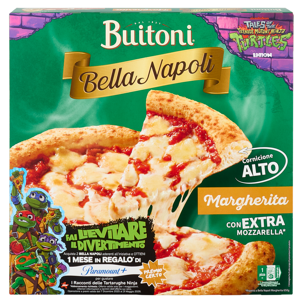 Buitoni Bella Napoli Margherita Pizza surgelata 365g