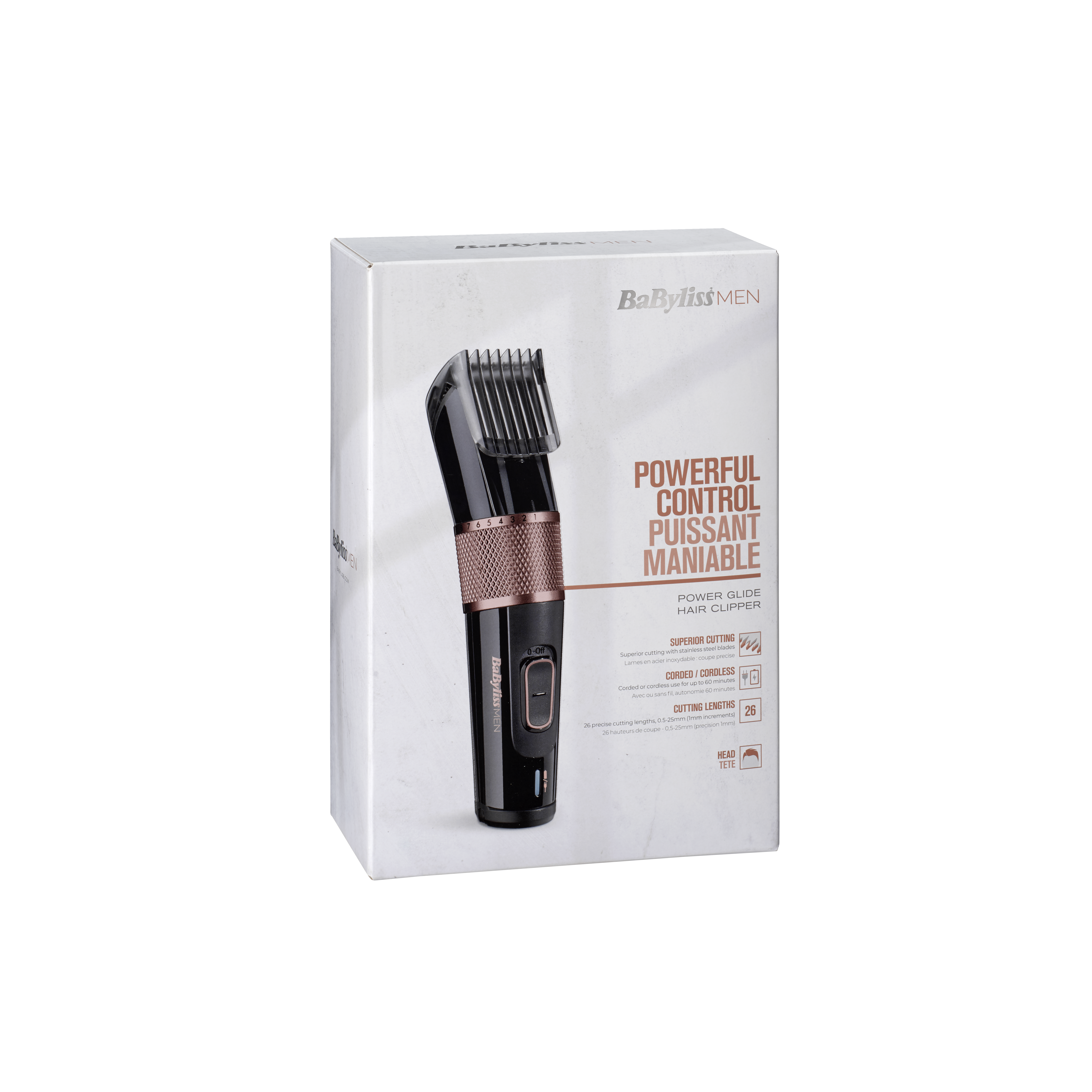 BaByliss E974E tagliacapelli Nero, Marrone 26