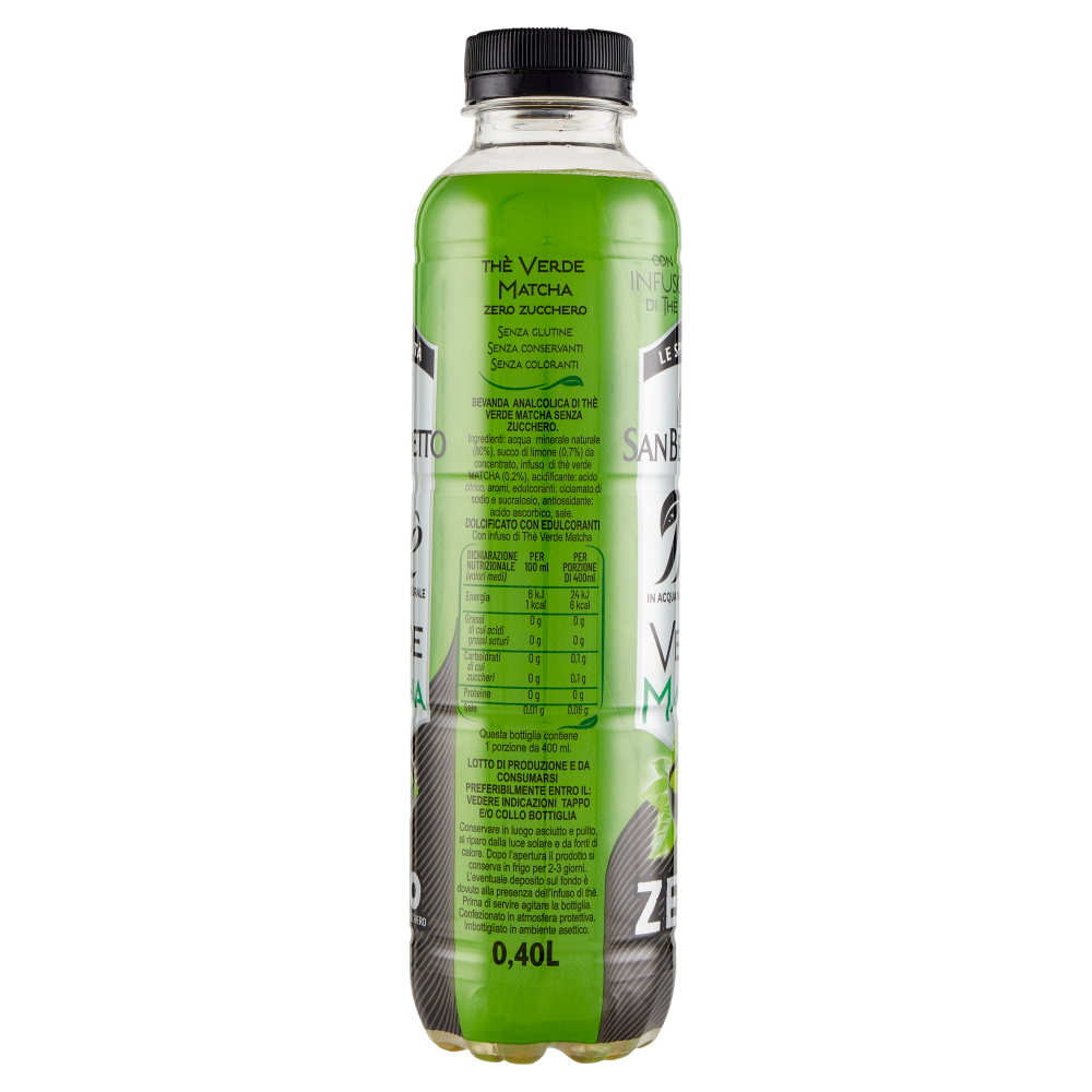 San Benedetto Thè Le Specialità Verde Matcha Zero 0,40L