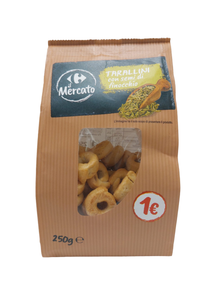 Carrefour il Mercato Tarallini con Semi di Finocchio