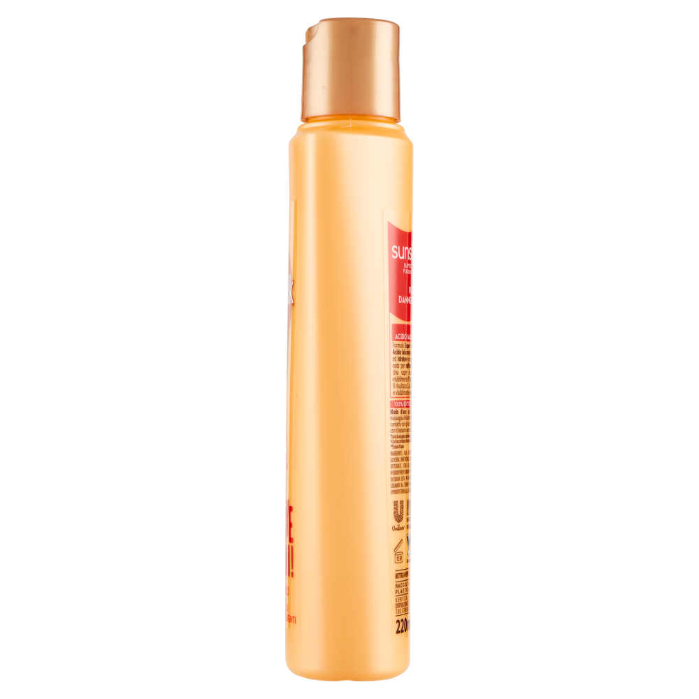 sunsilk Super Fusion Bye Bye Danni! Shampoo per Capelli Danneggiati e Spenti 220 ml