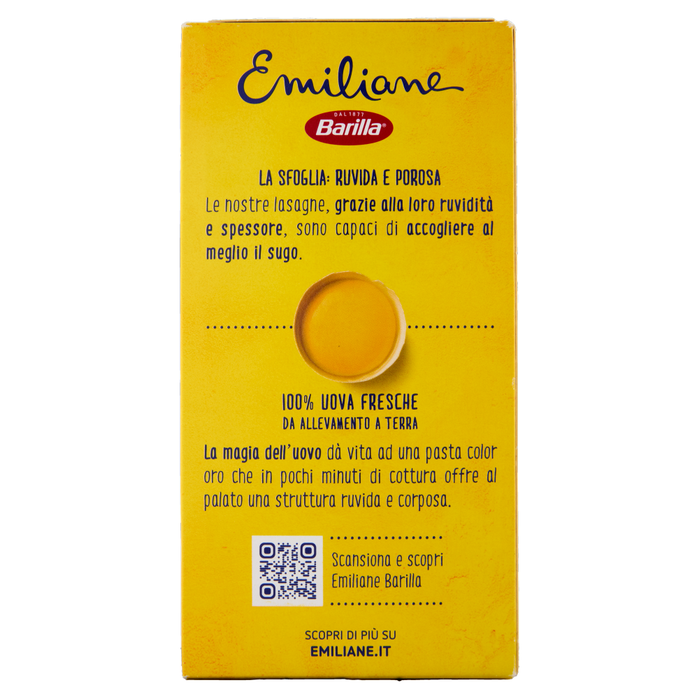 Barilla Emiliane Lasagne Verdi Pasta all'Uovo 500 g