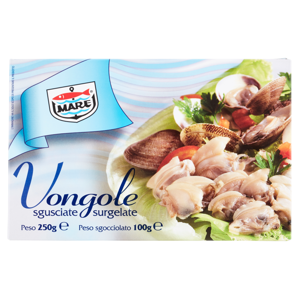 Mare Vongole sgusciate surgelate 250 g