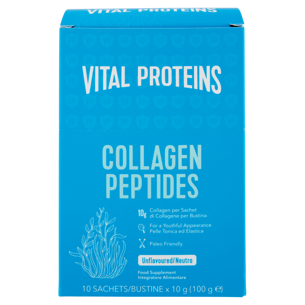 VITAL PROTEINS Collagen Peptides Integratore alimentare in polvere a base collagene bustine 10x10g
