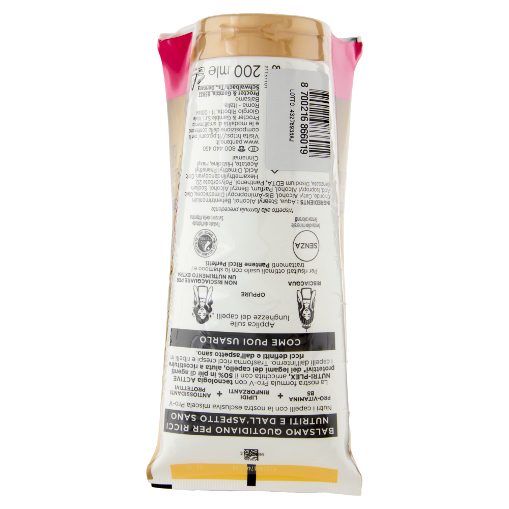 Pantene Pro-V Ricci Perfetti Balsamo Active Nutri-Plex 2 x 200 ml