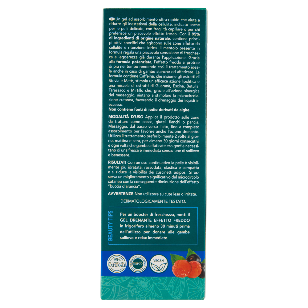 Geomar Gel Drenante Effetto Freddo 200 mL