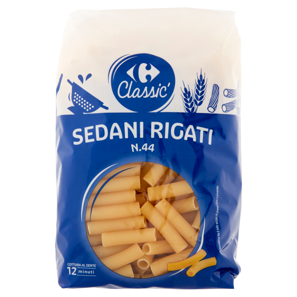 Carrefour Classic Sedani Rigati N.44 500 g