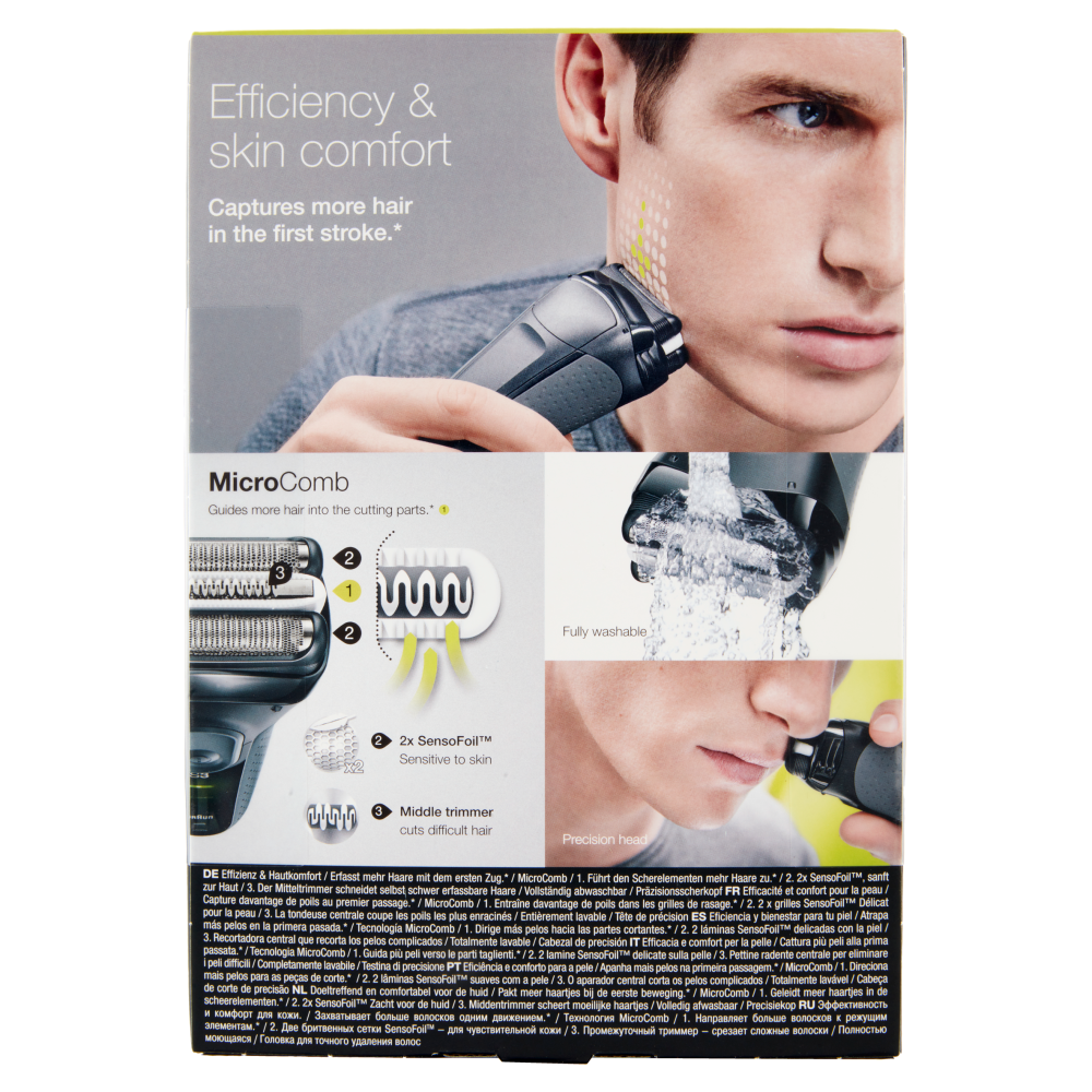 Braun Series 3 ProSkin 3000s Rasoio Elettrico, Nero - Rasoio Elettrico Ricaricabile