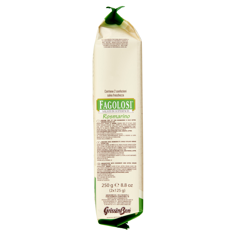 GrissinBon Fagolosi Rosmarino 2 x 125 g