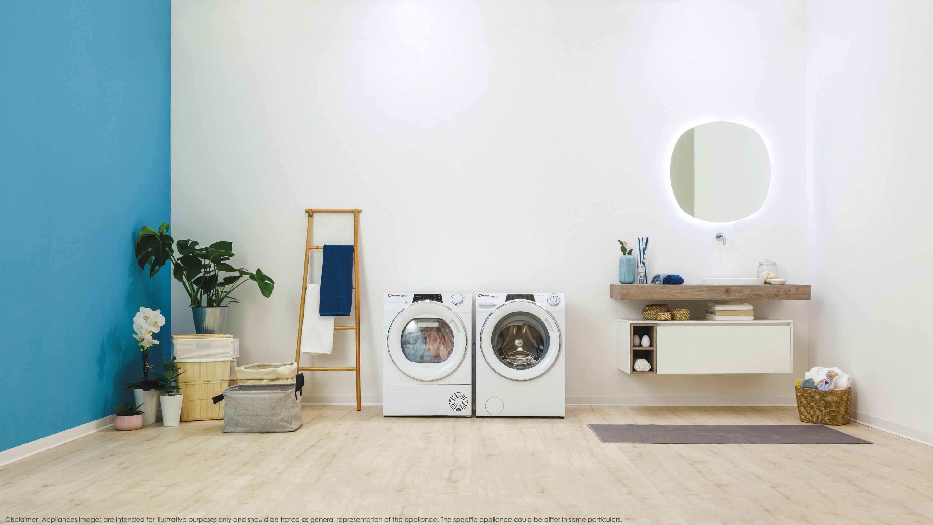 Candy Rapid&Oacute; RAPIDO' lavatrice Libera installazione Caricamento frontale 9 kg 1400 Giri/min A Bianco