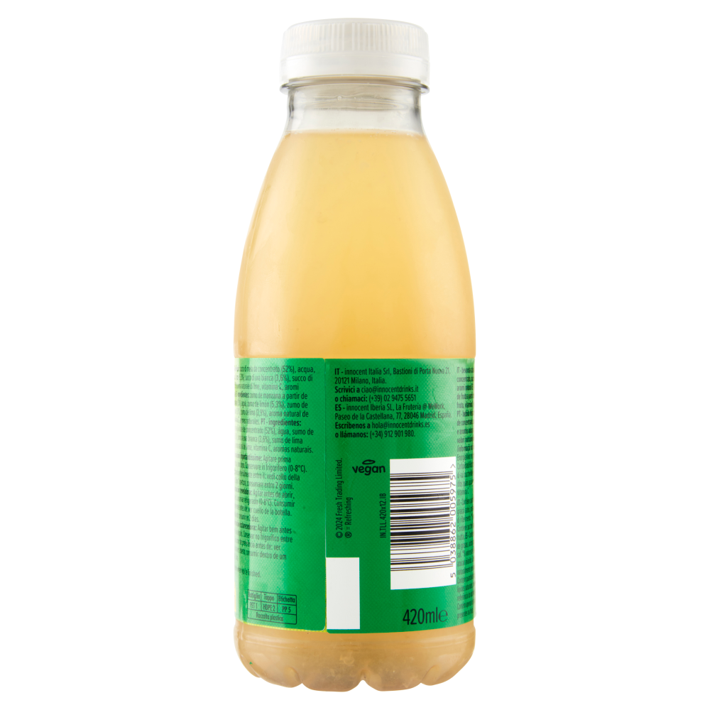 innocent Juicy Water lemon & lime 420 ml